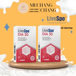 [T12/2027] LiveSpo DIA 30 - Bào tử lợi khuẩn cho người tiêu chảy, rối loạn tiêu hóa 2