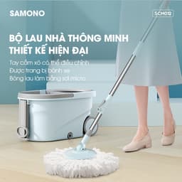 Bộ cây lau nhà thông minh xoay 360 độ SAMONO SCM012 2