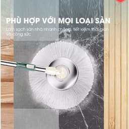 Bộ cây lau nhà thông minh xoay 360 độ SAMONO SCM012 8