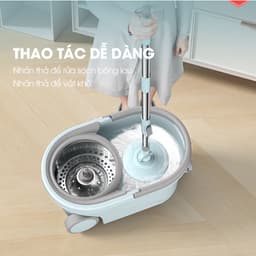 Bộ cây lau nhà thông minh xoay 360 độ SAMONO SCM012 7