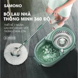 Bộ cây lau nhà thông minh xoay 360 độ SAMONO SCM012 3
