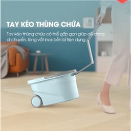 Bộ cây lau nhà thông minh xoay 360 độ SAMONO SCM012 9