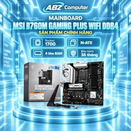 MAINBOARD Bo Mạch Chủ MSI B760M GAMING PLUS WIFI DDR4 NEW | Chính Hãng | Bảo Hành 36 Tháng 1