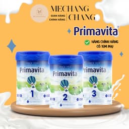 [ CHÍNH HÃNG] Sữa công thức Primavita premium đủ số 1,2,3 lon 800gram nhập khẩu Hà Lan 2