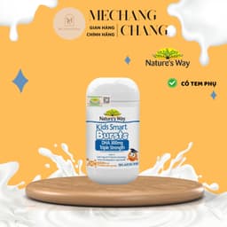 [ T5/2028] Viên Nhai Nature's Way Kids Smart DHA Burst 300mg Triple Strength Tăng Cường Phát Triển T 2