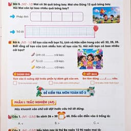Sách - Bộ Đề Kiểm Tra Cuối Kì 1 Toán Và Tiếng Việt Cuối Kì 1 Lớp 1 7