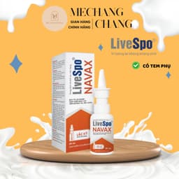 [T1/2028] Xịt bào tử lợi khuẩn LiveSpo NAVAX ngừa viêm tai mũi họng dung tích 20ml cho bé 2