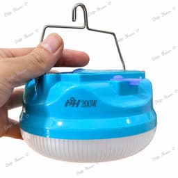 Đèn LED Năng Lượng Mặt Trời 200W – Đèn Treo Dã Ngoại 3 Chế Độ Sáng, Sạc USB Type-C, Có Nam Châm 3