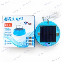 Đèn LED Năng Lượng Mặt Trời 200W – Đèn Treo Dã Ngoại 3 Chế Độ Sáng, Sạc USB Type-C, Có Nam Châm 2