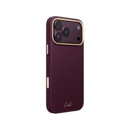 [Có iP18] Ốp UNIQ COEHL Mirelle Da Thuần Chay Kèm Dây Đeo Có Nút Control Sạc Từ Tính Chính Hãng cho iP 18 | 17 Pro Max 3