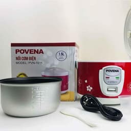 Nồi cơm điện nắp gài Povena PVN 1511 dung tích 1,5L nấu cơm ngon - Bảo hành 12 tháng 3