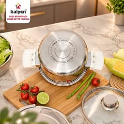Nồi áp suất Inox 304 liền khối Kalpen P10 3L hàng chính hãng 9