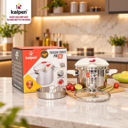 Nồi áp suất Inox 304 liền khối Kalpen P10 3L hàng chính hãng 3