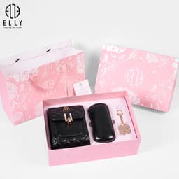 [QUÀ TẶNG 20/10] Hộp quà tặng ELLY HTX137 hộp quà an vui túi xách kính mắt charm cao cấp tặng mẹ, vợ, người yêu, cô giáo 5