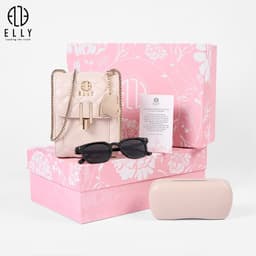 [QUÀ TẶNG 20/10] Hộp quà tặng ELLY HTX137 hộp quà an vui túi xách kính mắt charm cao cấp tặng mẹ, vợ, người yêu, cô giáo 3
