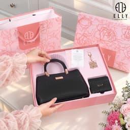 [QUÀ TẶNG 20/10] Hộp quà tặng ELLY HTX21 túi xách ví charm cao cấp quà tặng thời trang tặng mẹ, vợ, người yêu, cô giáo 6