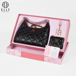 [QUÀ TẶNG 20/10] Hộp quà tặng ELLY HTX382-2 túi xách ví charm cao cấp hộp quà thời trang tặng mẹ, vợ, người yêu, cô giáo 3