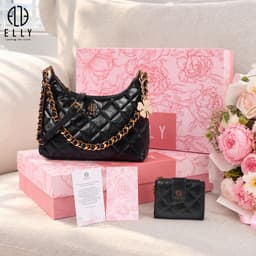 [QUÀ TẶNG 20/10] Hộp quà tặng ELLY HTX382-2 túi xách ví charm cao cấp hộp quà thời trang tặng mẹ, vợ, người yêu, cô giáo 8