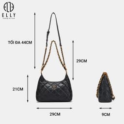 [QUÀ TẶNG 20/10] Hộp quà tặng ELLY HTX382-2 túi xách ví charm cao cấp hộp quà thời trang tặng mẹ, vợ, người yêu, cô giáo 4