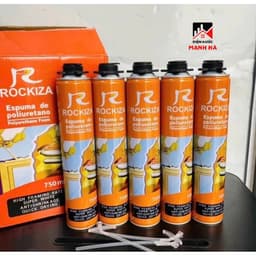 [TẶNG KÈM VÒI XỊT] Xịt Bọt Nở ROCKIZA 750ml Chống Cháy Cách Nhiệt Hiệu Quả Tiện Dụng Cho Xây Dựng Và Sửa Chữa Nhà Cửa 3