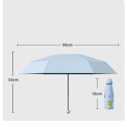 Cây Ô Dù cao cấp gấp gọn kèm hộp sang trọng NK08 và Gấp Gọn Mini 19cm. LMS 9