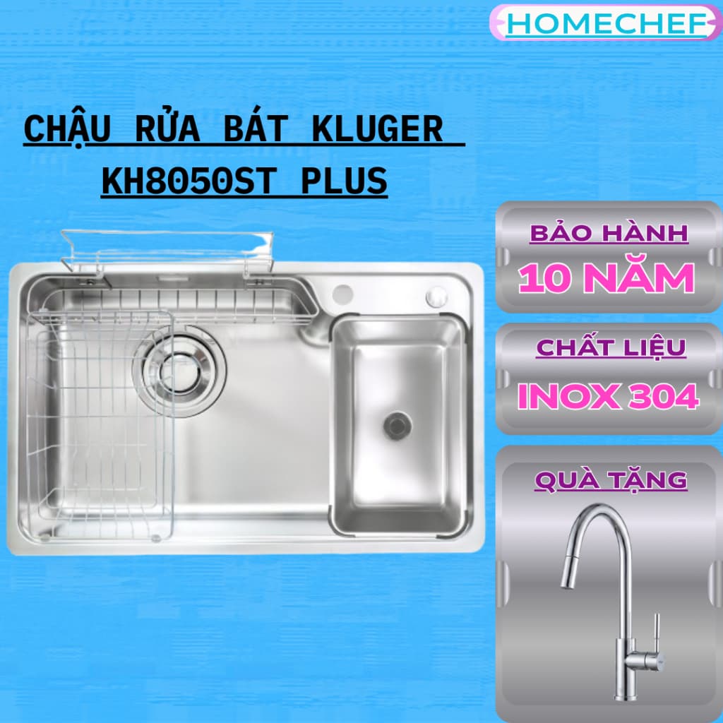 Chậu rửa bát Kluger KH8050ST Plus