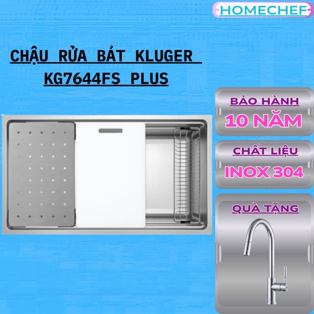 Chậu rửa bát Kluger KG7644FS Plus