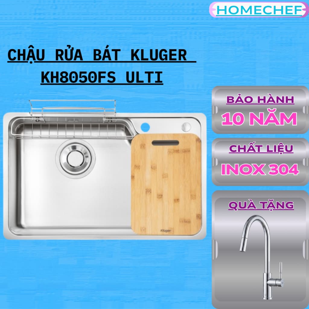 Chậu rửa bát Kluger KH8050FS Ulti
