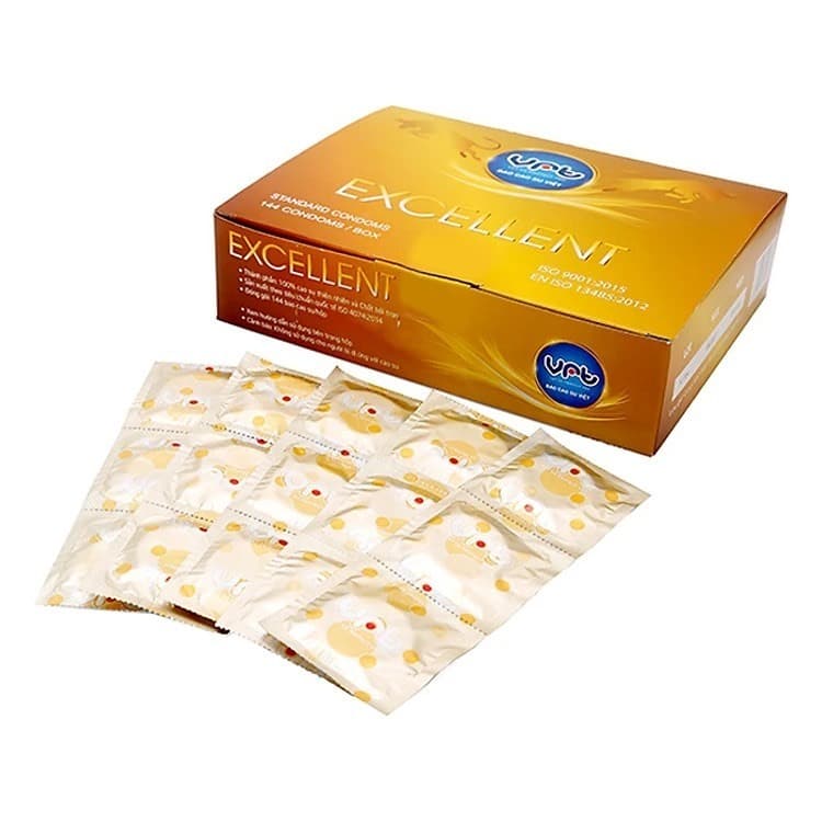 Bao cao su Safefit VRT Excellent, dùng cho gia đình, khách sạn, Tiết Kiệm Chi Phí, An Toàn, Hộp 144 cái