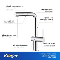 Vòi rửa bát Kluger KLF0034C 2
