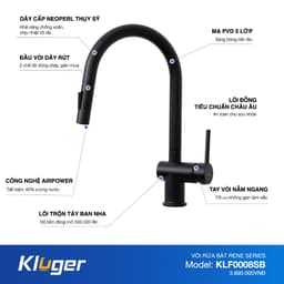 Vòi rửa bát Kluger KLF0008SB 3