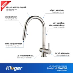 Vòi rửa bát Kluger KLF0008SS 3