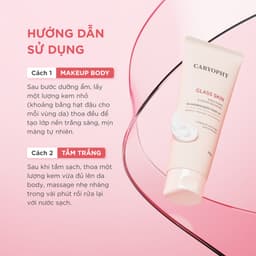 Kem dưỡng thể CARYOPHY 260g (CARYOPHY Glass Skin In Shower Body Tone-Up Cream) 5