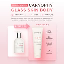 Kem dưỡng thể CARYOPHY 260g (CARYOPHY Glass Skin In Shower Body Tone-Up Cream) 2