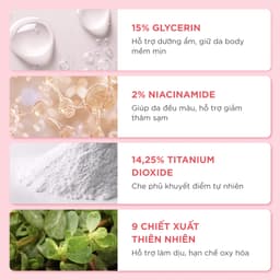 Kem dưỡng thể CARYOPHY 260g (CARYOPHY Glass Skin In Shower Body Tone-Up Cream) 4