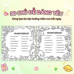 Sách Cute Friends - Sách tô màu hội bạn ngộ nghĩnh 2
