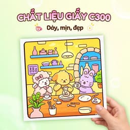 Sách Cute Friends - Sách tô màu hội bạn ngộ nghĩnh 6