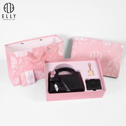 [QUÀ TẶNG 20/10] Hộp quà tặng ELLY HTX369-2 túi xách ví charm cao cấp thời trang tặng mẹ, vợ, người yêu, cô giáo 6