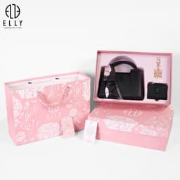 [QUÀ TẶNG 20/10] Hộp quà tặng ELLY HTX369-2 túi xách ví charm cao cấp thời trang tặng mẹ, vợ, người yêu, cô giáo 5