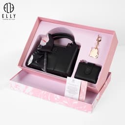 [QUÀ TẶNG 20/10] Hộp quà tặng ELLY HTX369-2 túi xách ví charm cao cấp thời trang tặng mẹ, vợ, người yêu, cô giáo 7