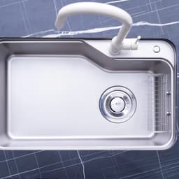 CHẬU RỬA BÁT 1 HỐ NOBINOX NOVA A182 4