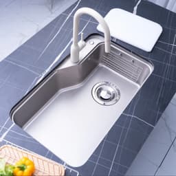 CHẬU RỬA BÁT 1 HỐ NOBINOX NOVA A182 6