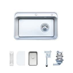 CHẬU RỬA BÁT 1 HỐ NOBINOX NOVA A382 3