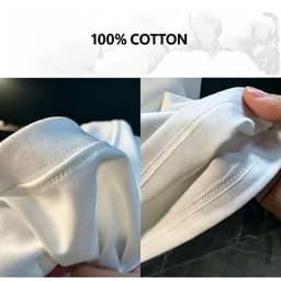 Áo thun nam 100% cotton mùa hè, in họa tiết xe máy sáng tạo, dáng rộng ins đơn giản 6