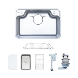 CHẬU RỬA BÁT 1 HỐ NOBINOX ARVO B370 3