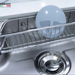 CHẬU RỬA BÁT 1 HỐ NOBINOX ARVO B085 5