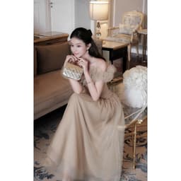 Trân Ali ĐẦM XOẮN VIỀN BÈO LY NGỰC THỜI TRANG THIẾT KẾ 3