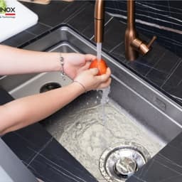 CHẬU RỬA BÁT 1 HỐ NOBINOX ARVO V676 6