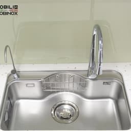 CHẬU RỬA BÁT 1 HỐ NOBINOX ROSA NN975D 7