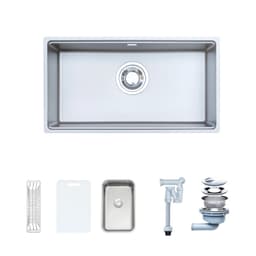 CHẬU RỬA BÁT 1 HỐ NOBINOX ROSA NN974DT 3